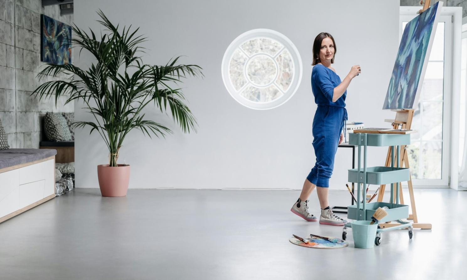 Création artistique en cours lors d'un atelier de dessin fantastique